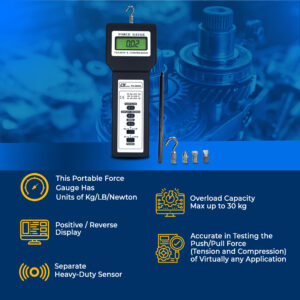 Portable digital force gauge